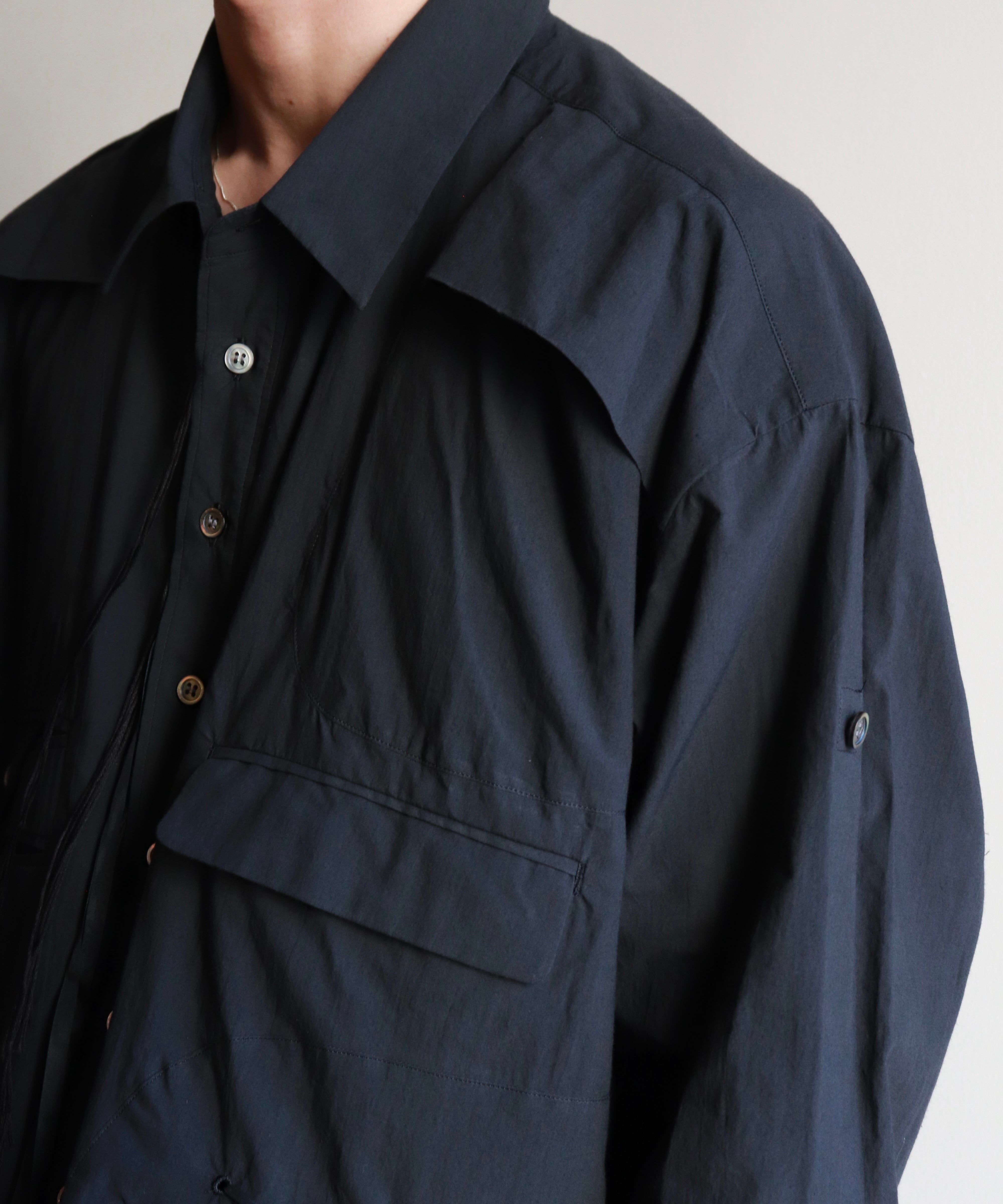Midorikawa / MID25AW-SH03 INSIDE SHIRT (BLACK) | AfterSchool