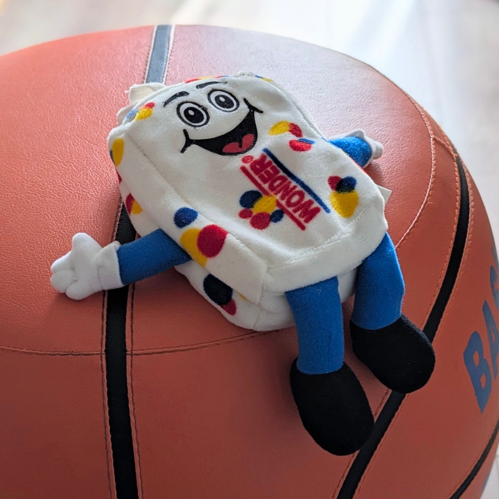 ☆ VINTAGE 1999 ☆【 Wonder Bread ( ワンダーブレッド ) 】Snackin Friends『 フレディ・ザ・フレッシュガイ 』ビーンぬいぐるみ / プラッシュ plush〚アメリカン雑貨 アメトイ〛