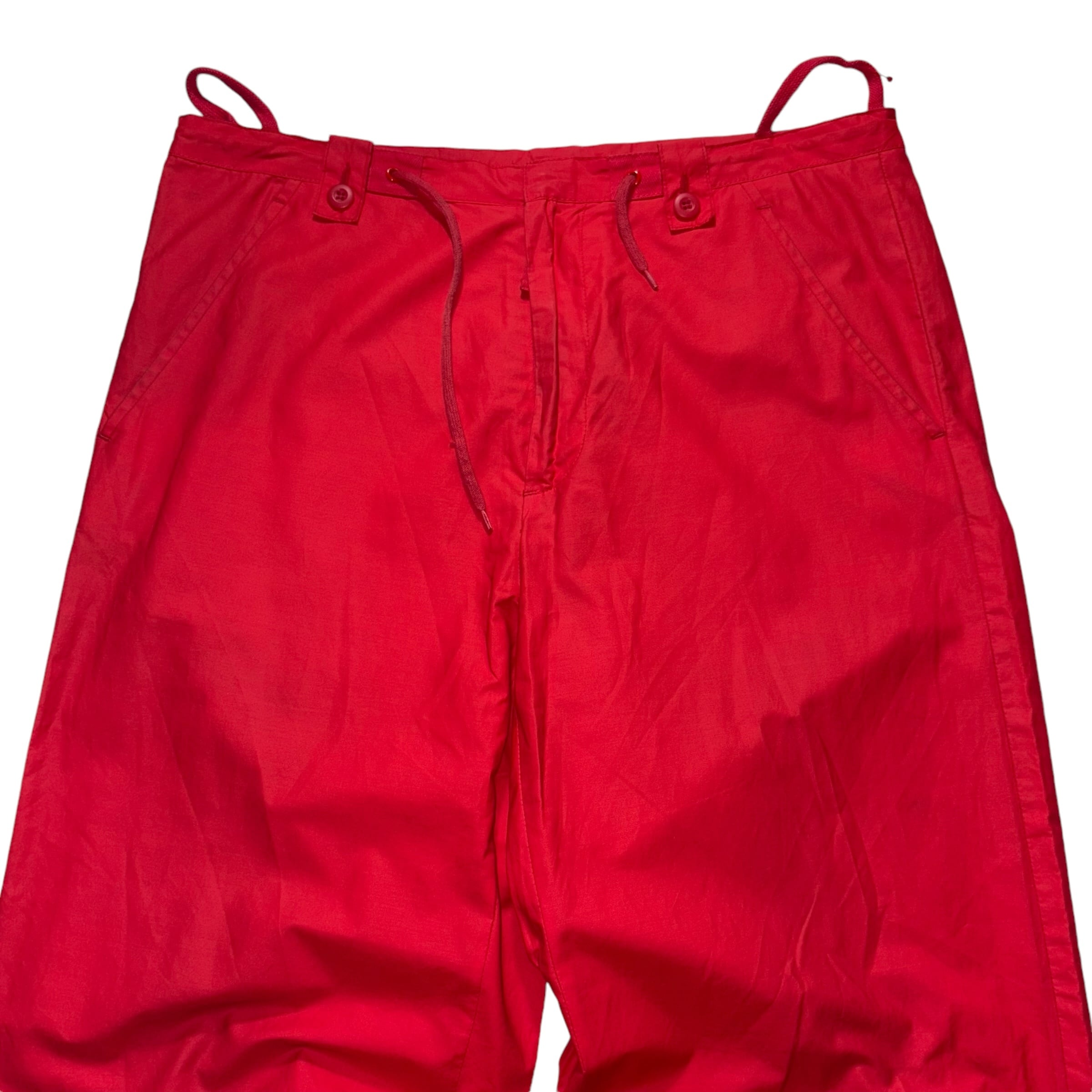 1999SS HELMUT LANG red nylon pants | NOIR ONLINE