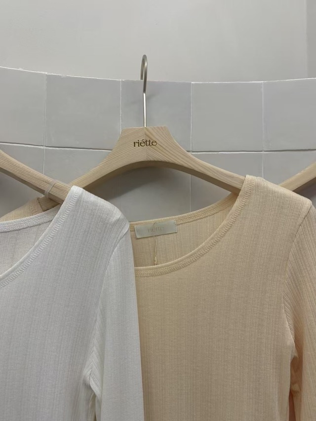 (予約) riette / Sage tee 4color