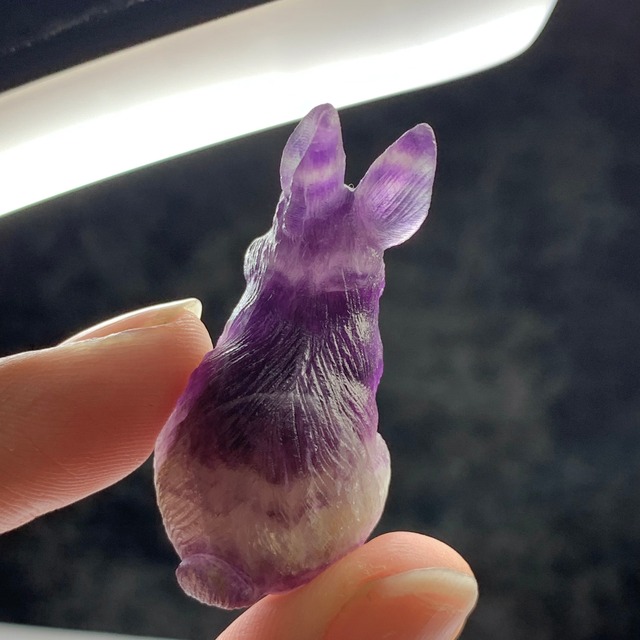 1.フローライトうさぎ・インテリア