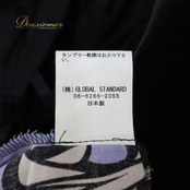 フラダンス 衣装 ALOHA STANDARDS アロハスタンダード ワンピース ドレス ブラック系 日本製 フリル ベロア 異素材 かわいい 華やか 鮮やか 黒 紫 白 ハワイアン アロハ ハワイアンプリント ダンス レッスン 練習 パープル系 ホワイト系