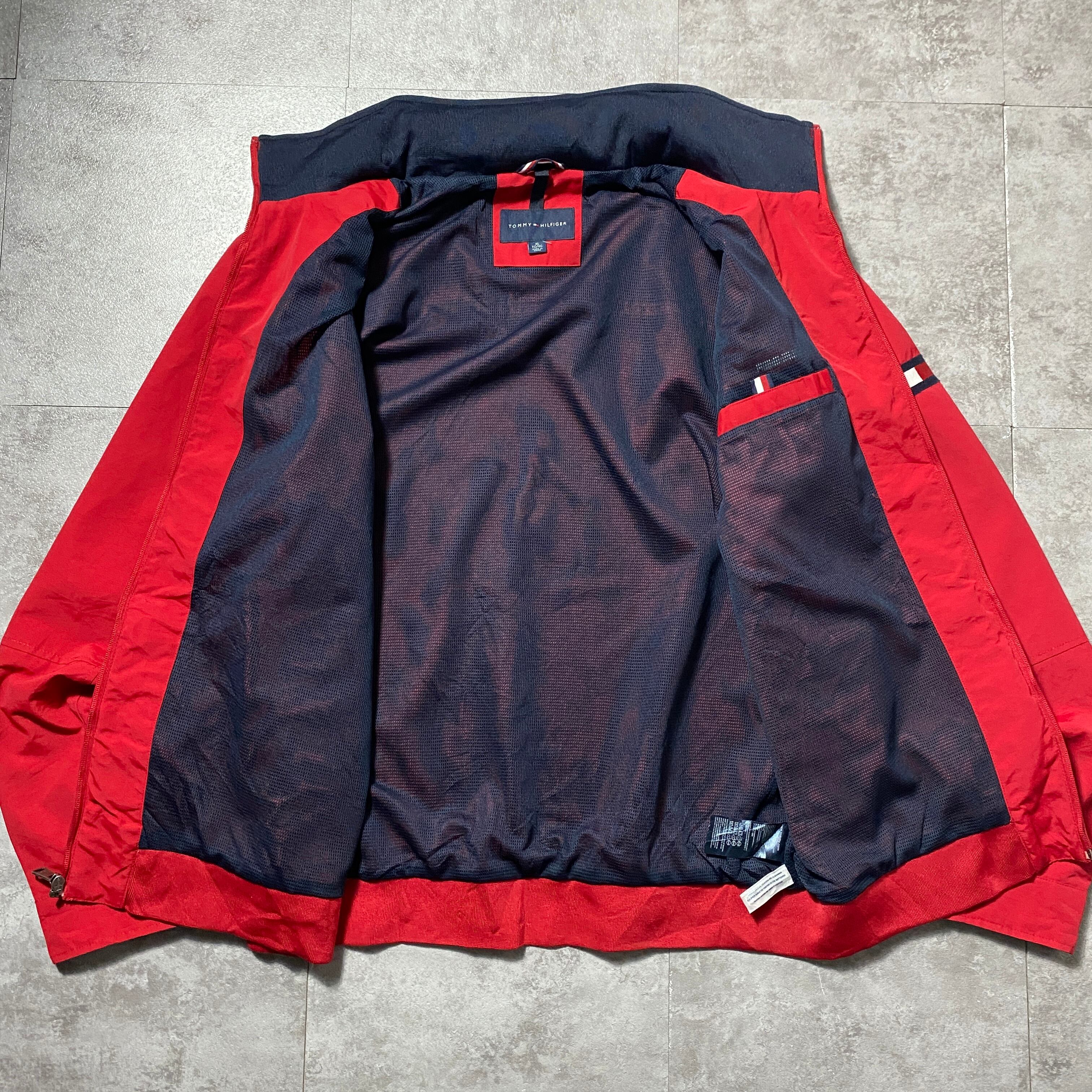 Tommy Jeans フード付きナイロンジャケット レッド 赤 【公式通販】