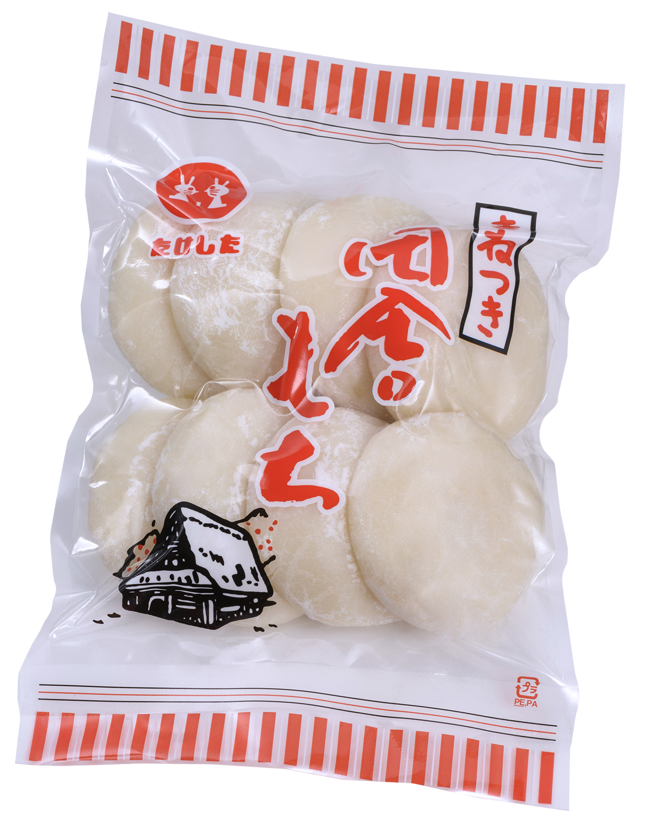 きねつき 田舎もち(8個入)