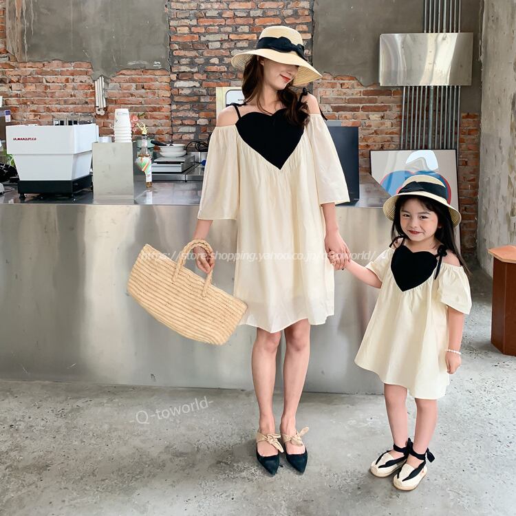 90 140 ワンピース ハート オフショルダー ママサイズ有 女の子 韓国子供服 子供服 キッズ Q Toworld キュートワールド 子供服 90 140 ワンピース ハート オフショルダー ママサイズ有 女の子 韓国子供服 子供服 キッズ Q Toworld キュートワールド 子供服