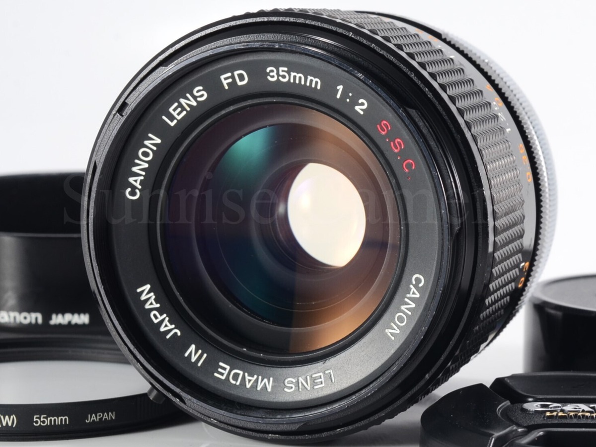 Canon FD 35mm F2 S.S.C. 凹みレンズ Oマーク キヤノン (61204 