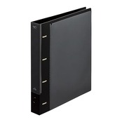 リヒトラブ myfa 推し活 4穴リング コレクションファイル A4 ジェットブラック F3300-24