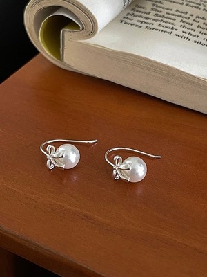 【即納商品】wrap ribbon pierce (silver925)