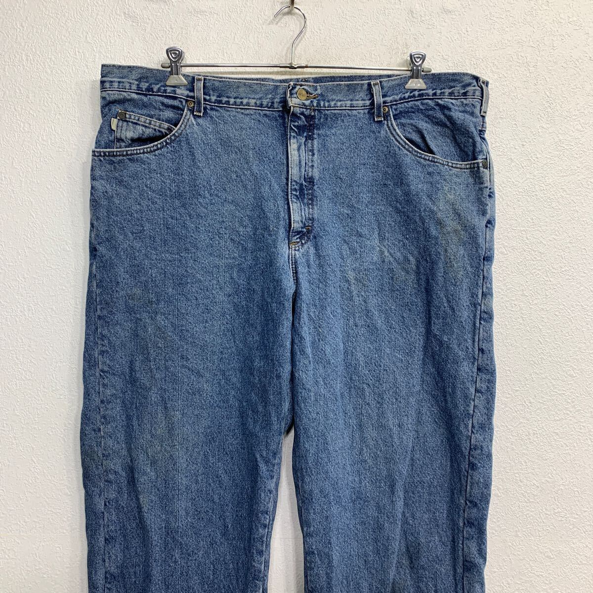 90s L.L.Bean イージー デニム パンツ テーパード アイスブルー 80s 