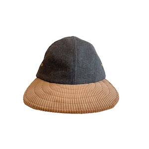 Manager In Training | Wool & Corduroy cap | Charcoal Gray