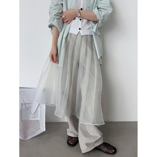 sheer skirt　10923