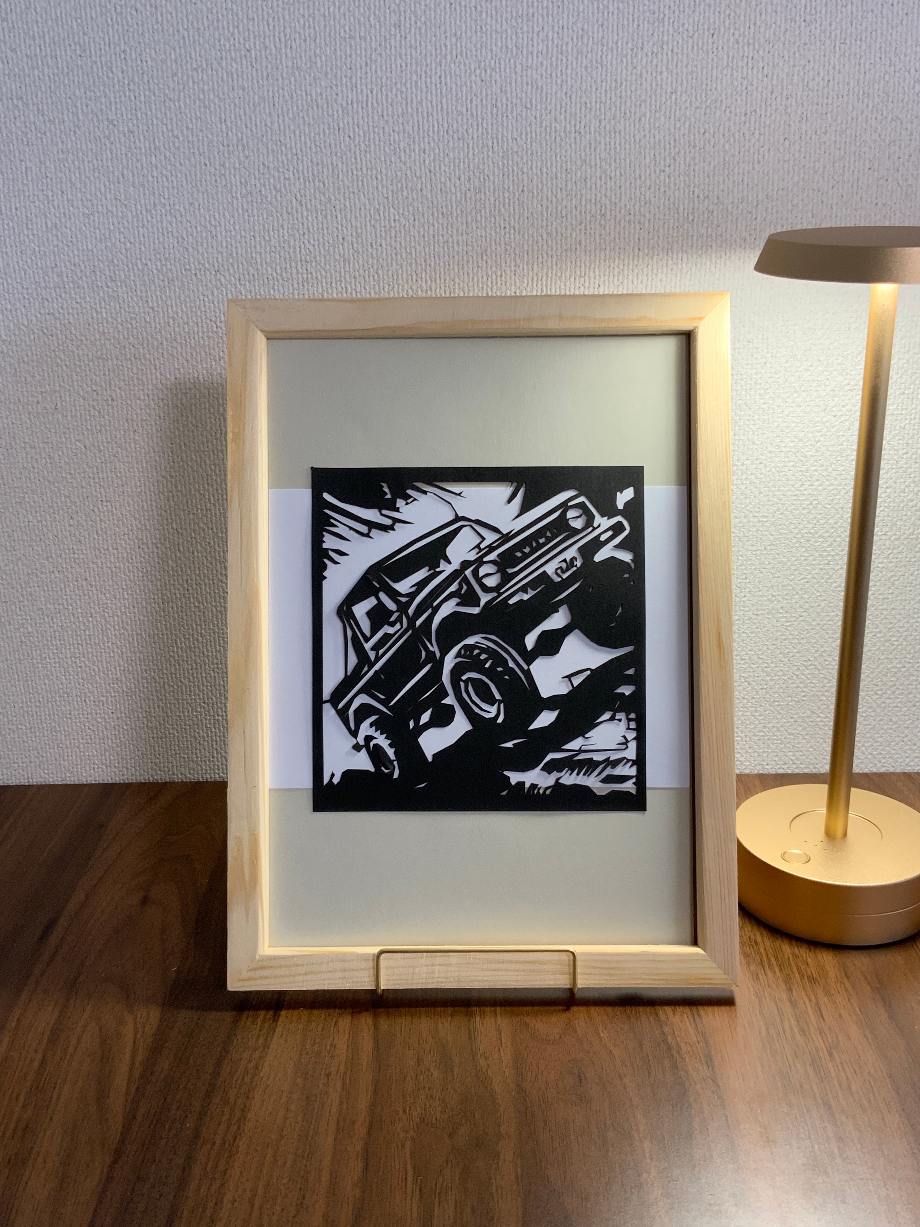 513-Car-ジムニー切り絵 | PAY ID