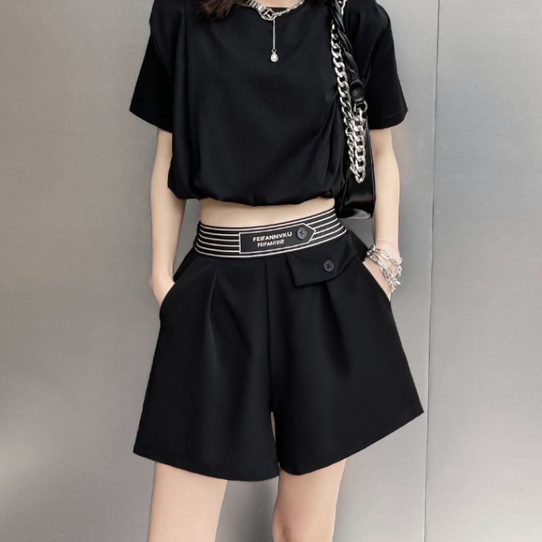 ウエストロゴショートパンツ PT0216