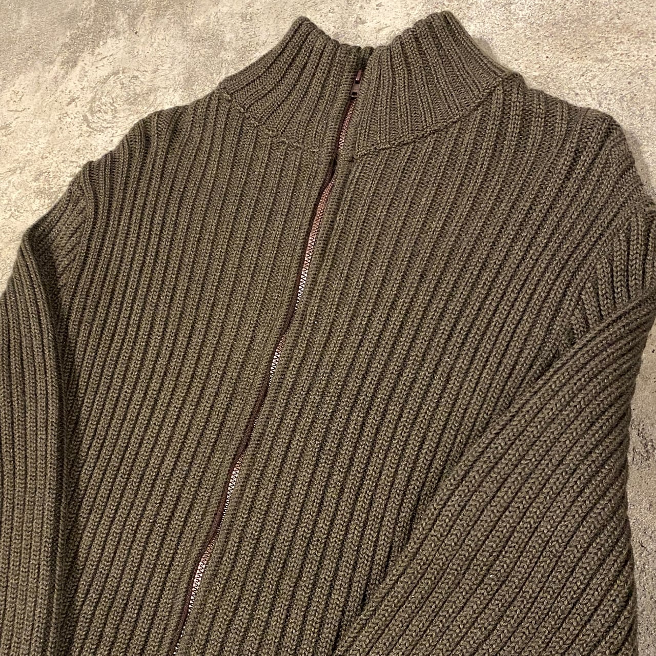 WORLD WIDE LOVE L/S ZIP-UP KNIT ワールドワイドラブ 長袖 ジップ