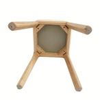 スツール ミニスツール 小さいイス 高さ45cm 木製 椅子 イス 軽量 クッション付き おしゃれ 北欧