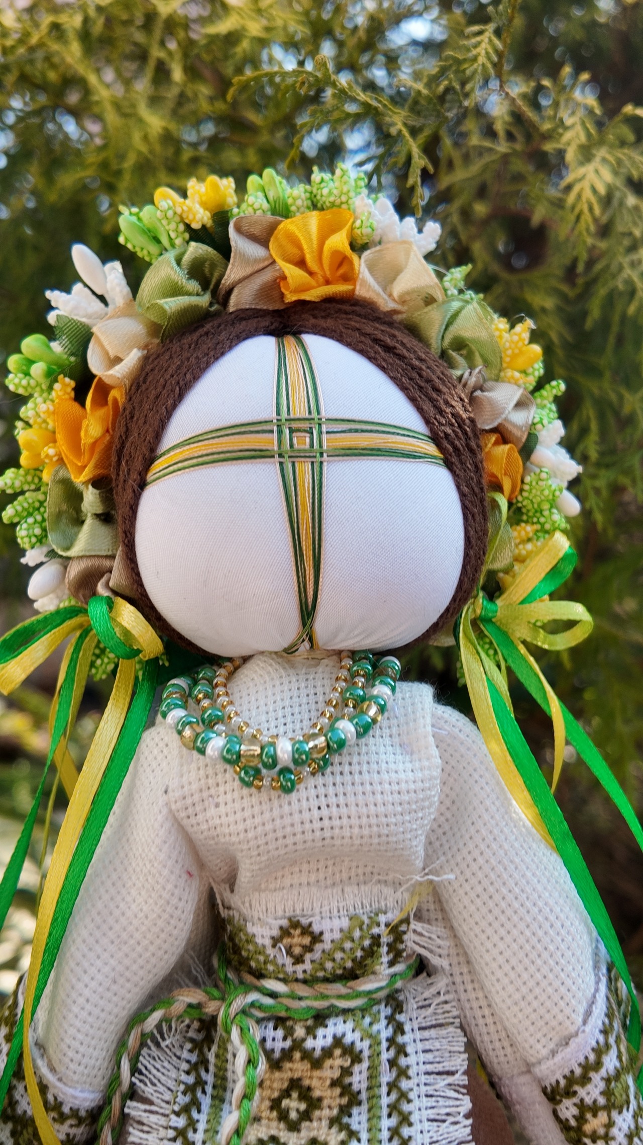 UA.Designer手作りモタンカ 25cm（ウクライナの御守り） - 9