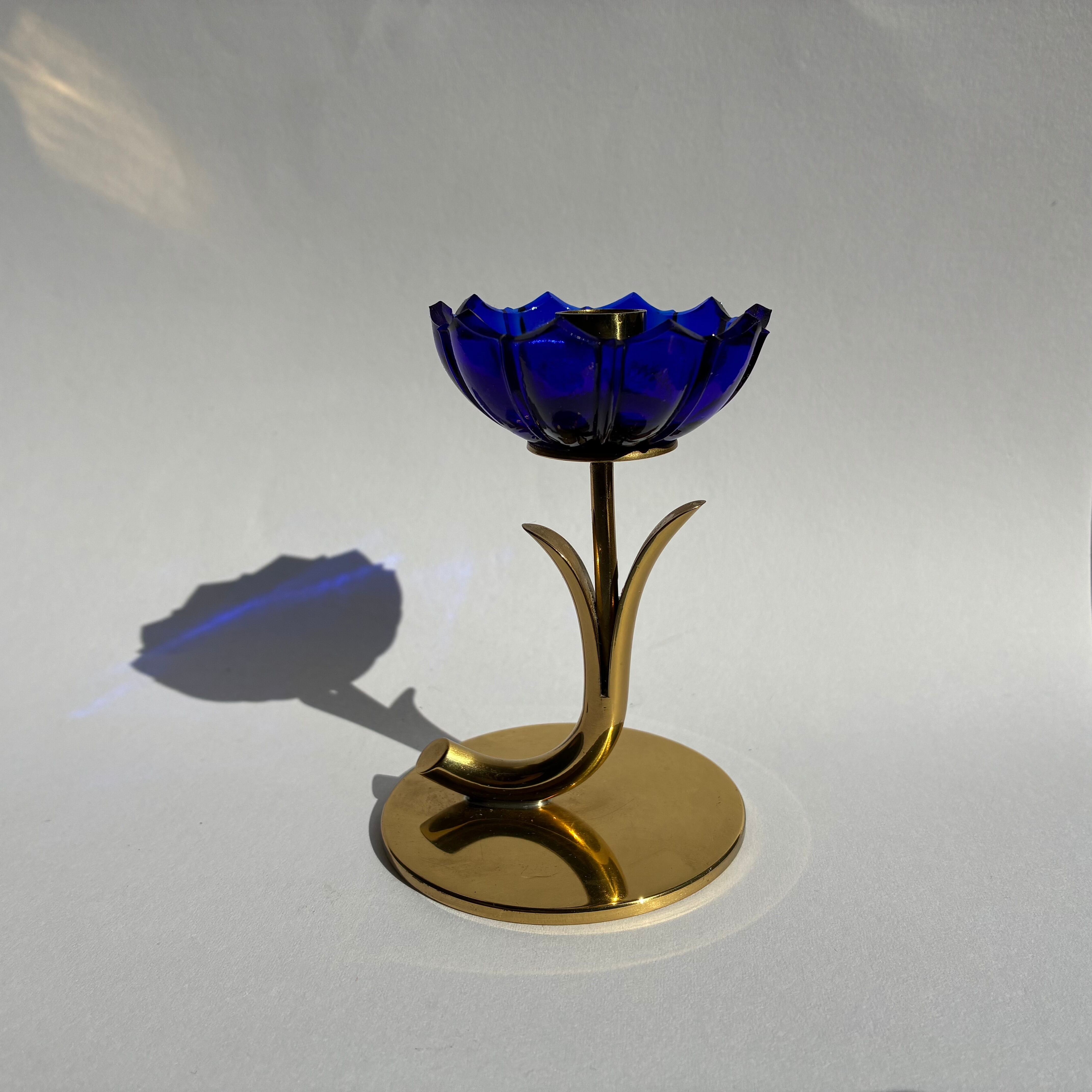 グンナーアンデル　Gunnar Ander　キャンドルホルダー　北欧ヴィンテージ 北欧ヴィンテージ Ystad metall Gunnar Ander 金属とガラスの