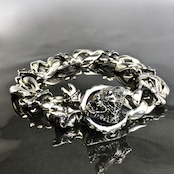 WOLF&GARGOYLES #1 CHAIN BRACELET / ウルフ&ガーゴイル #1 チェーンコンビブレスレット