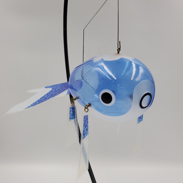 金魚ちょうちん風鈴 青 令和ver.