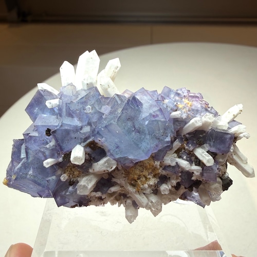 フローライト / クォーツ【Fluorite with Quartz】中国産