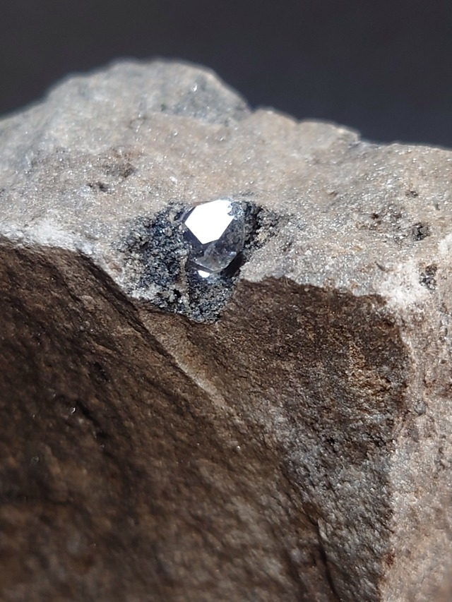 【ご予約品/良品】ハーキマーダイヤモンド母岩付き Herkimer Co, New York, USA   R4-905