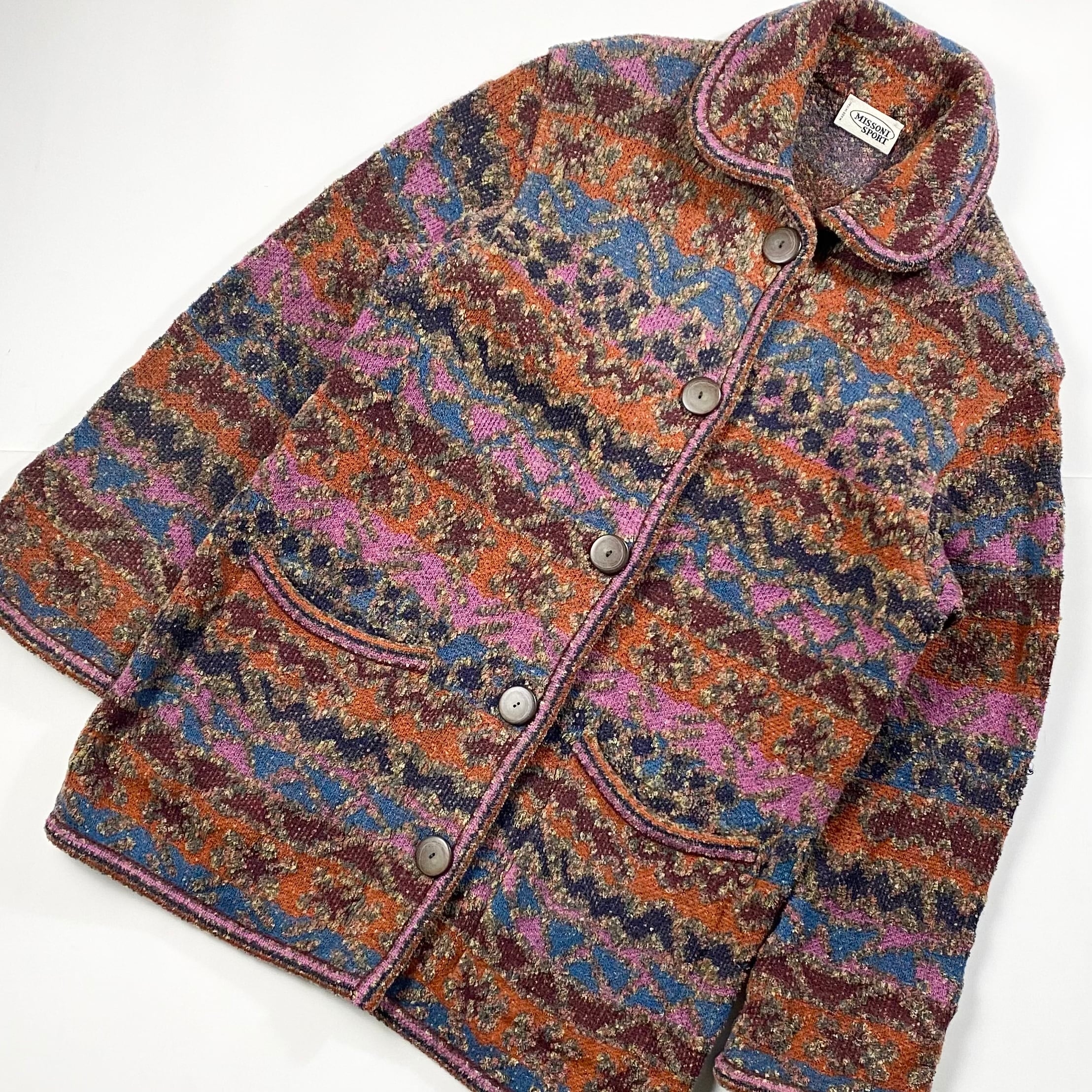 vintage MISSONI SPORT knit coverall jacket | NOIR ONLINE