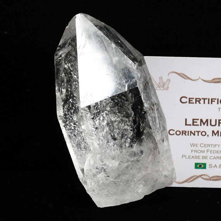 レムリアンシード 水晶 原石 ブラジル ミナスジェライス州 コリント産 証明書付属 一点物 271-382