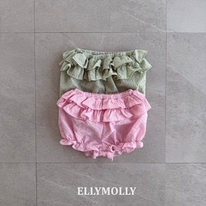 «予約»«ジュニアサイズあり»«elly molly» ダブルフリルショートパンツ 2colors