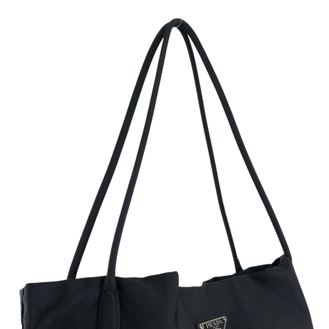 PRADA プラダ トートバッグ ブラック トライアングルロゴ ナイロン vintage ヴィンテージ オールド 2e3yj2