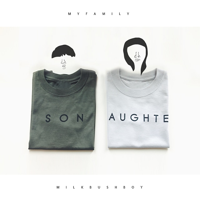 kids t-shirt 【 D A U G H T E R 】