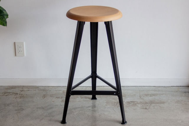 WORKSHOP HIGH STOOL / BLACK