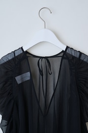 Power shoulder blouse