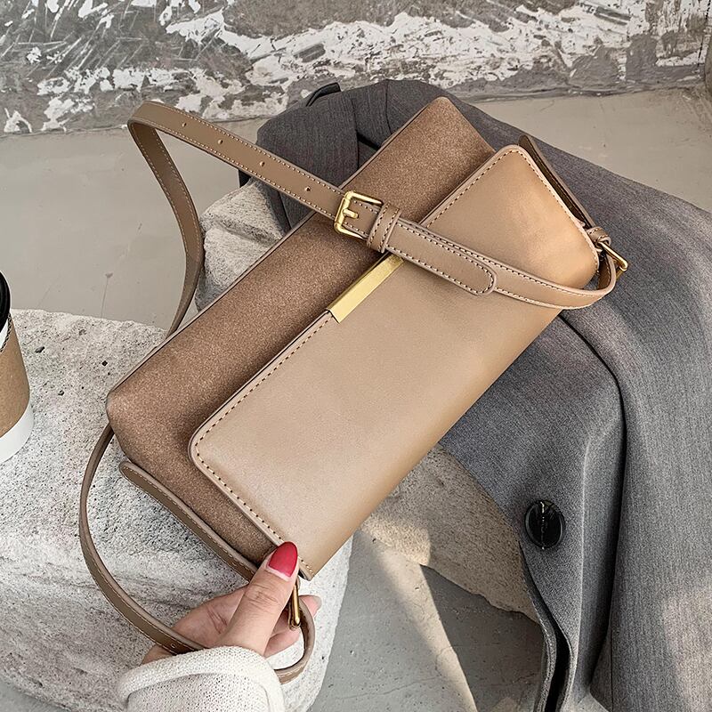 今年人気のスモールバッグレディース2020新しい流行のファッションワンショルダー脇の下バッグネットレッドニッチフロストメッセンジャーバッグ Tiancai_Wing_Bag29580109518