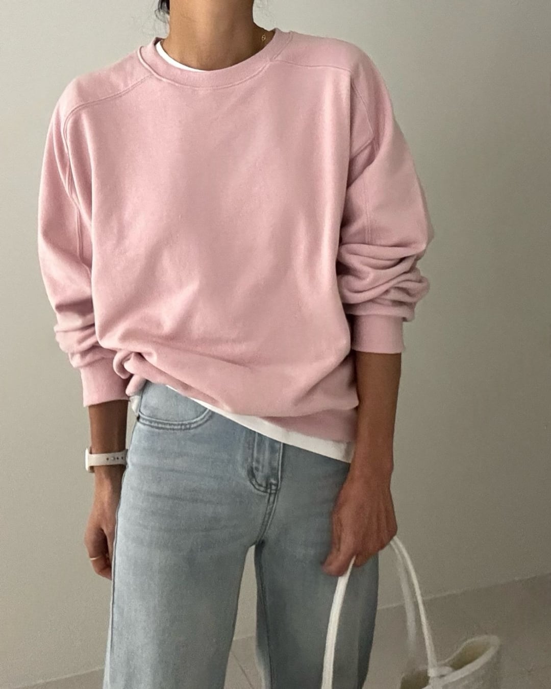 ベーシッククルーネックスウェット