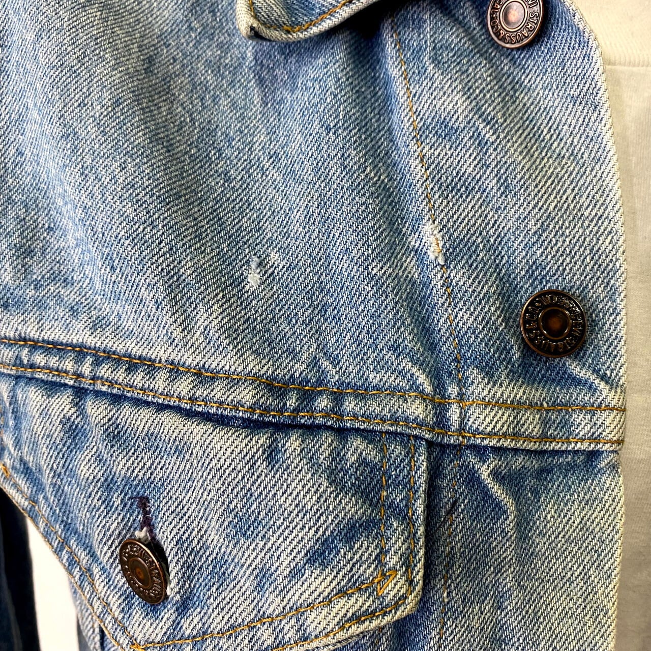 USA製 80年代 ヴィンテージ Levi's リーバイス 70506-0214 バック刺繍