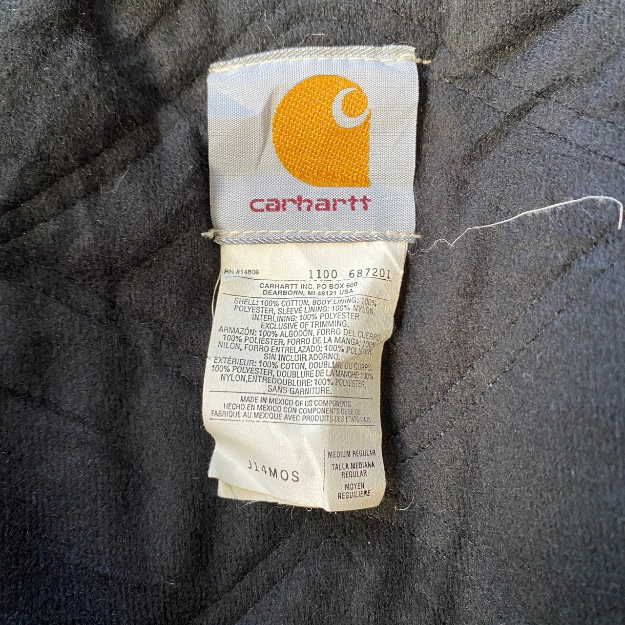 Carhartt カーハート 企業ロゴ刺? サンタフェジャケット ダック地 