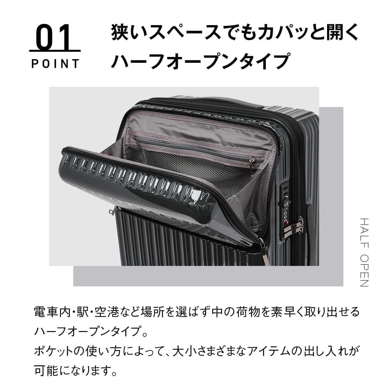 OUTDOOR PRODUCTS アウトドアプロダクツ スーツケース Mサイズ
