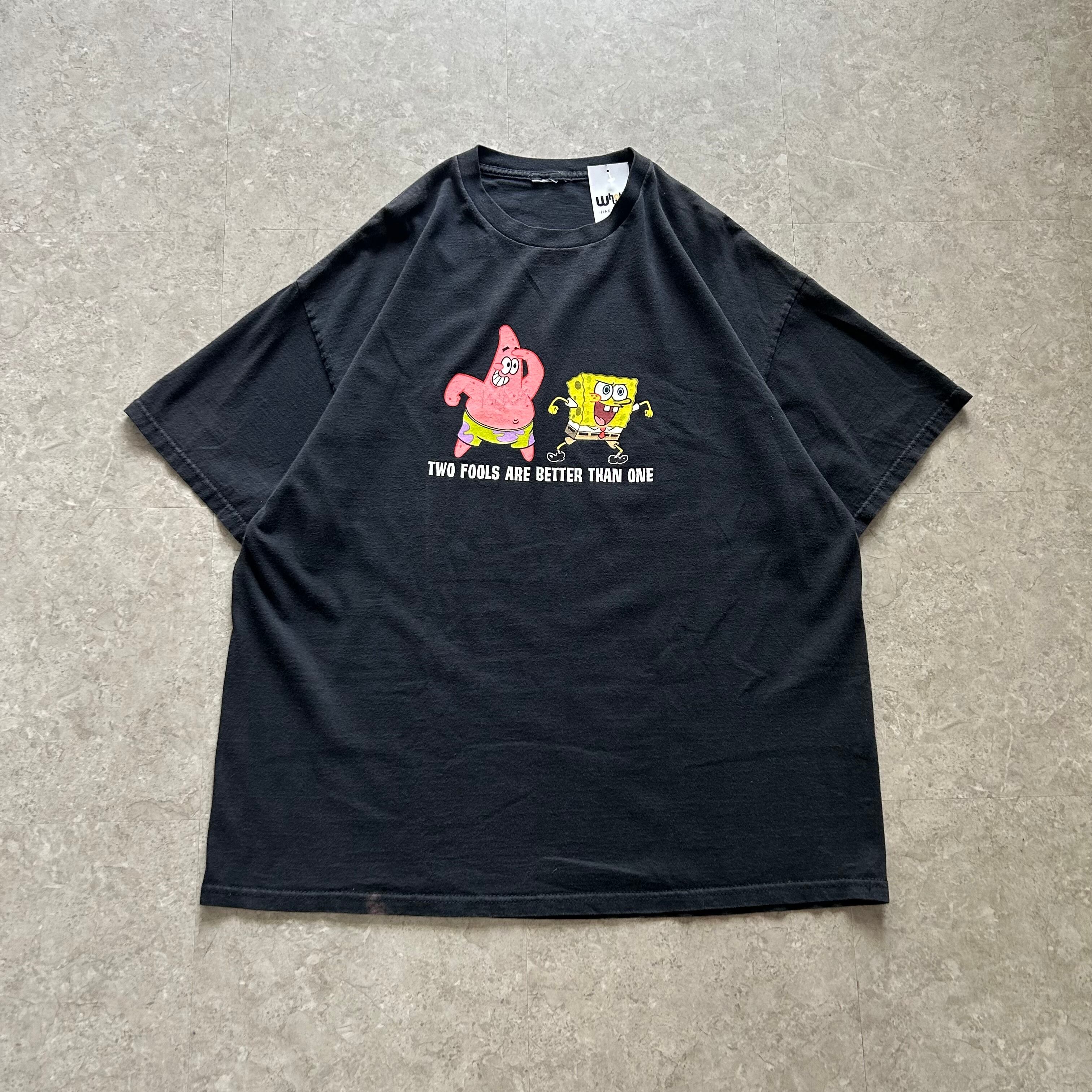 〜00s SpongeBob "Two fools are better than one" T-shirt【仙台店】