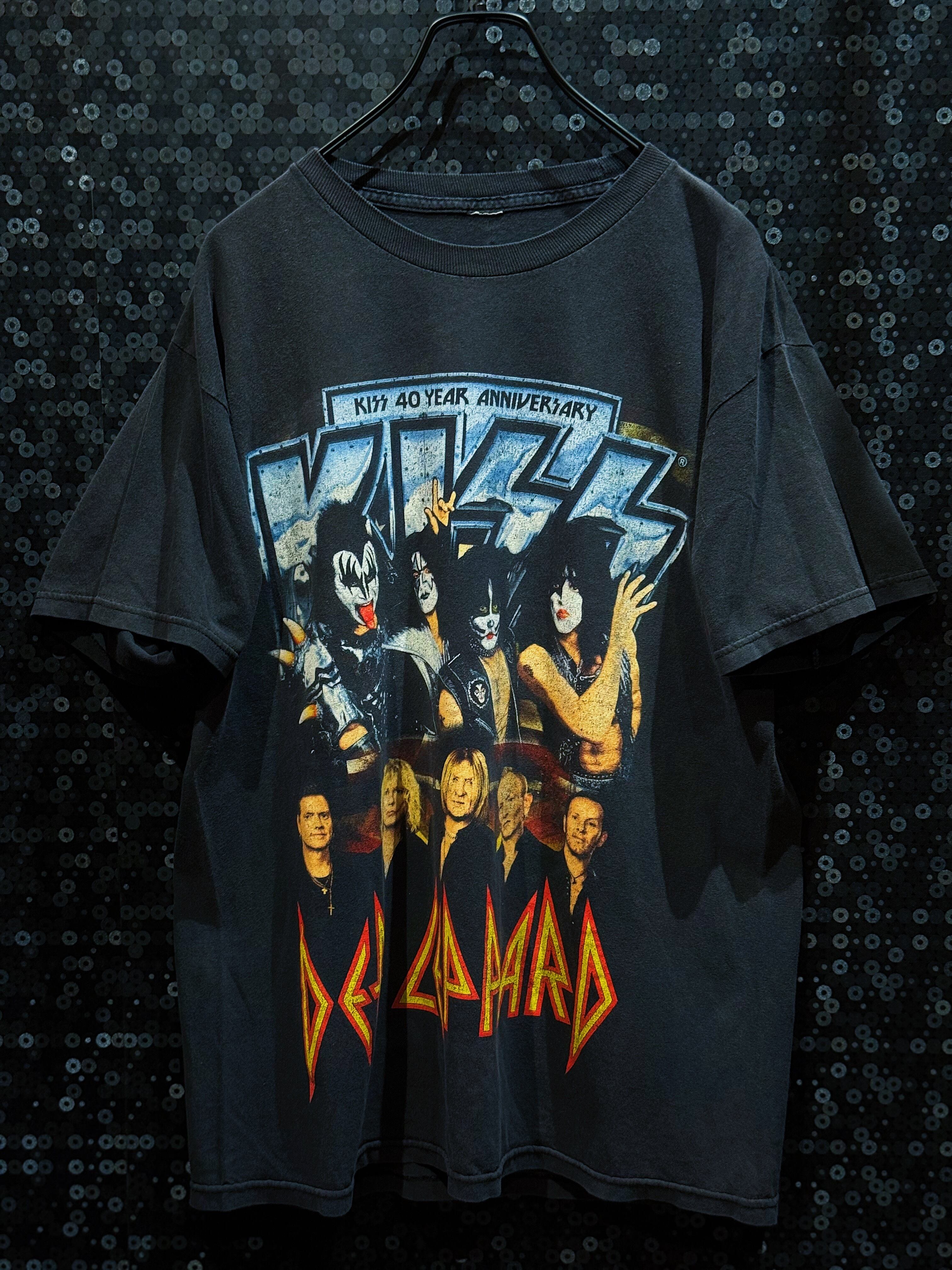 【ÆIEM】"KISS × Def Leppard double head runner tour"vintage official t-shirt