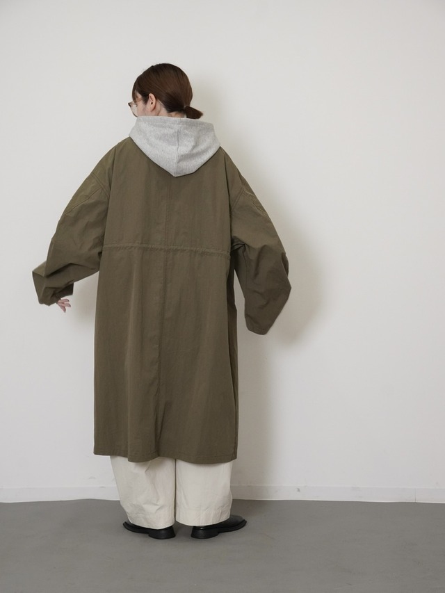 【867design】Stand Neck Military Coat