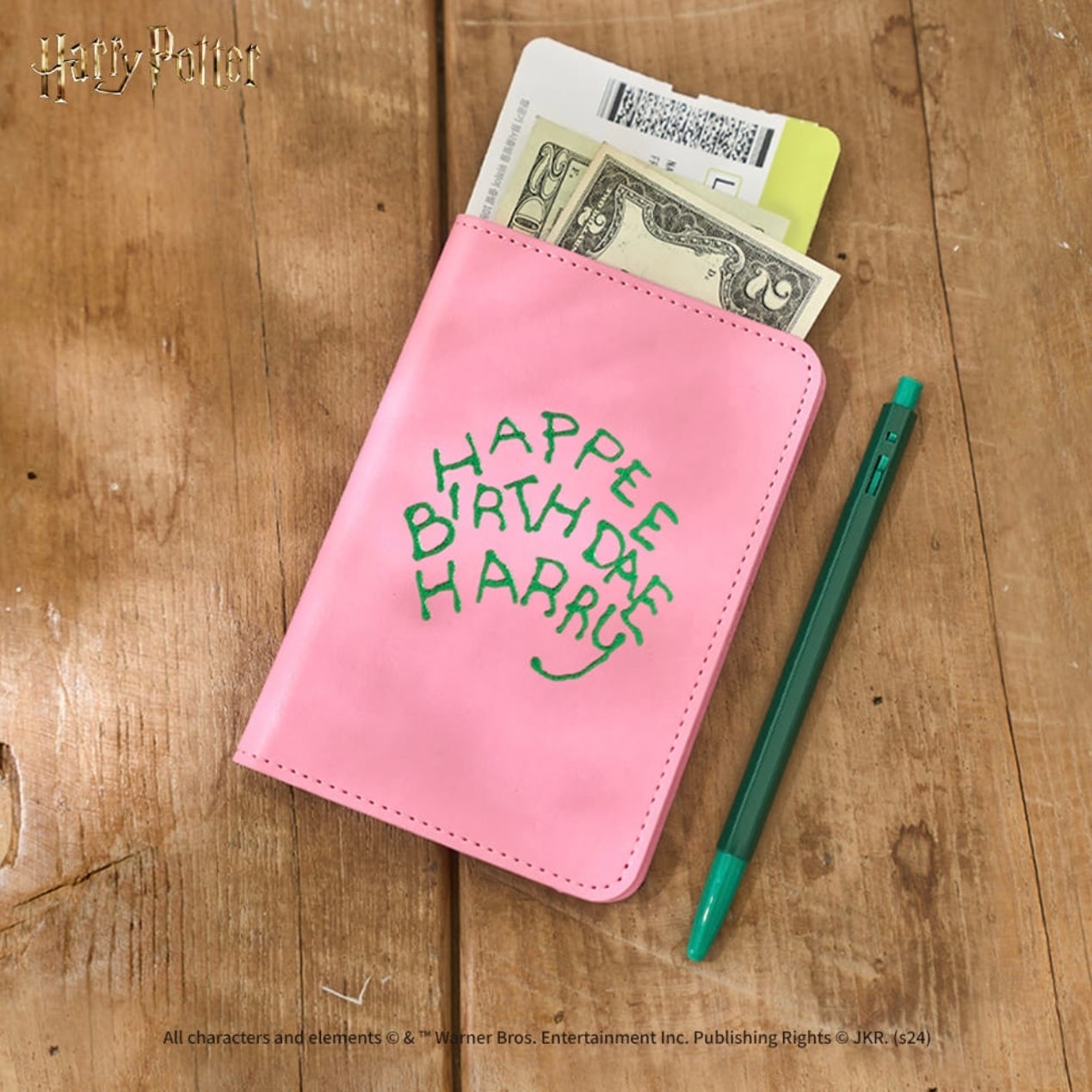 韓国限定】harry potter birthday cake passport case / ハリー