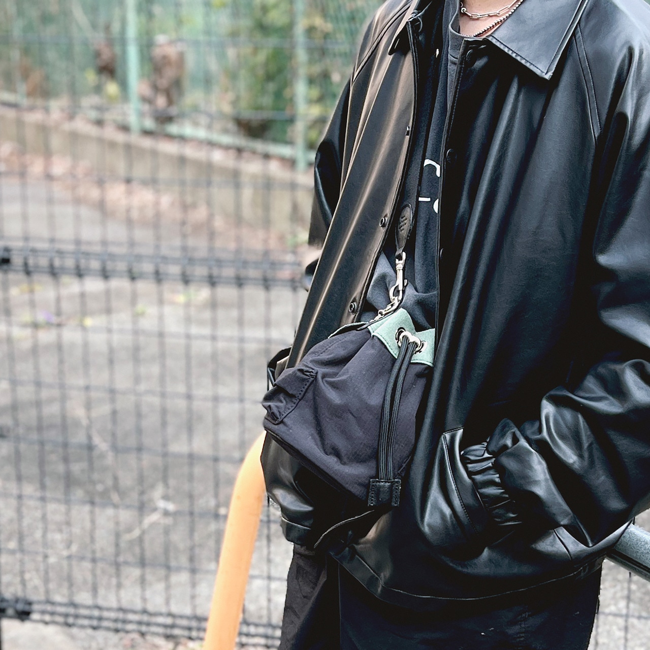 MINT+ YU HASHIMOTO CORDURA 2WAY ショルダー巾着バッグ