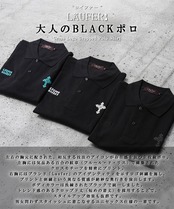 ◆クロスロゴ クロップド ポロ◆lf-26106