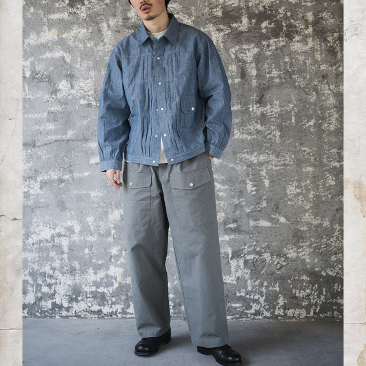 8ozライトウェイト・デニムショートジャケット  A2112 - 5