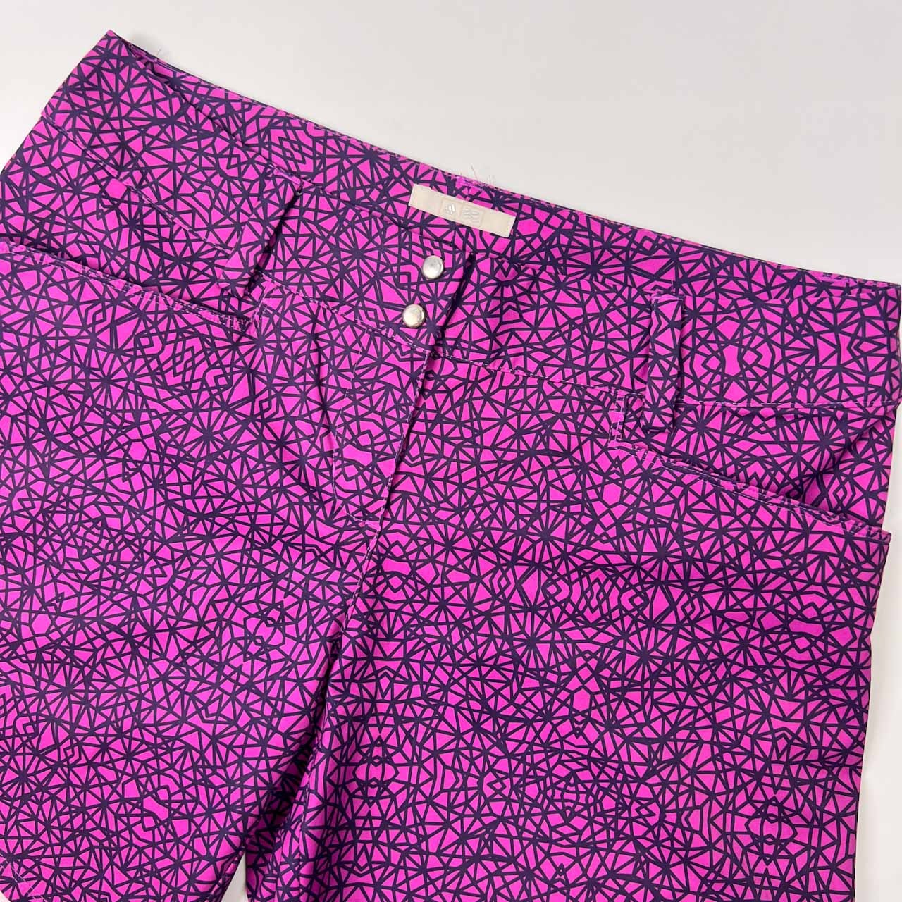 adidas GOLF アディダス ゴルフ 総柄 ショートパンツ ショーツ 4 /パープル/レディース