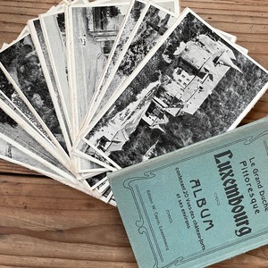 ルクセンブルクのモノクロ葉書20枚セット