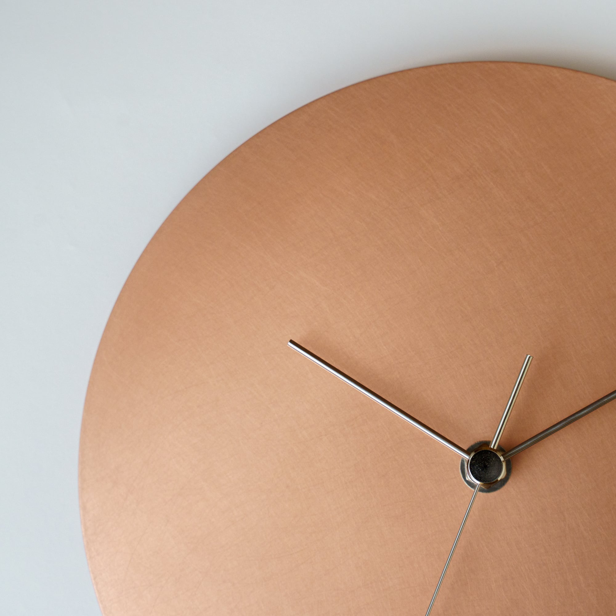 minimal wall clock 220 _ plain / copper 壁掛け時計 220 無地 / 銅