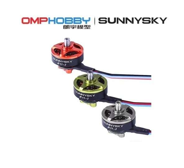 ◆OMPHOBBY M1V1・M1EVO共通 ブラシレステールモーター (カラー:シルバー/イエロー/オレンジ)【OSHM1208】