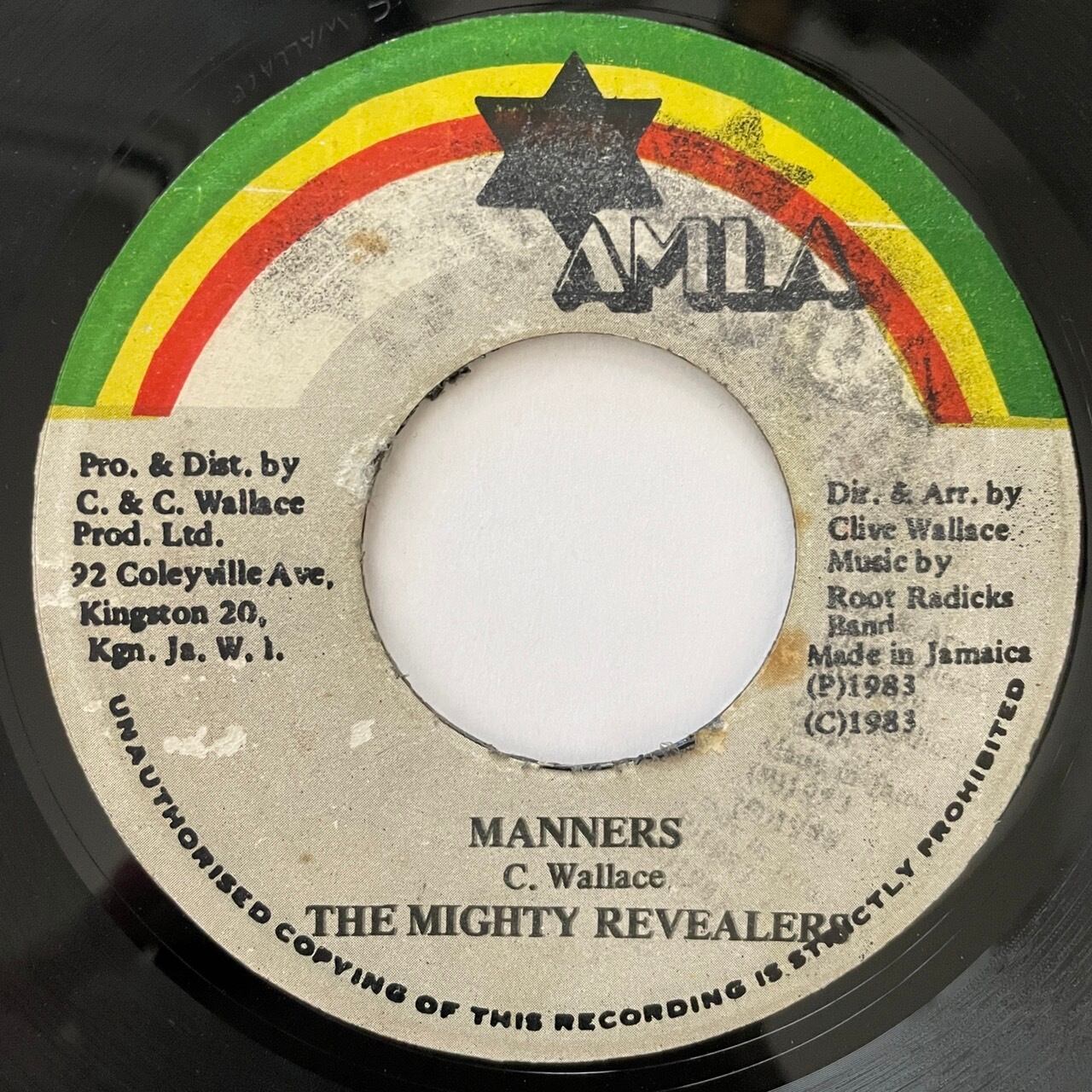 The Mighty Revealers, The Roots Radicks Band - Manners【7-20852】