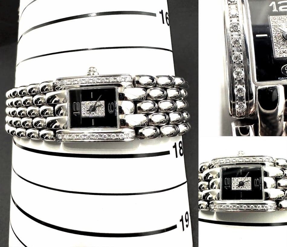 CHAUMET ショーメ ケイシス ダイヤモンド パヴェ Qz クォーツ 時計